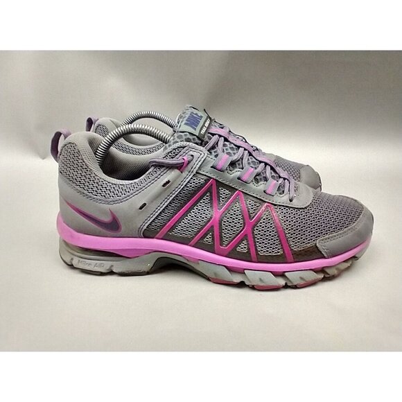 Nike Trail Ridge 2 Womens 10 Gray Purple Hiking Outdoor Active 472687-003 - Picture 2 of 14